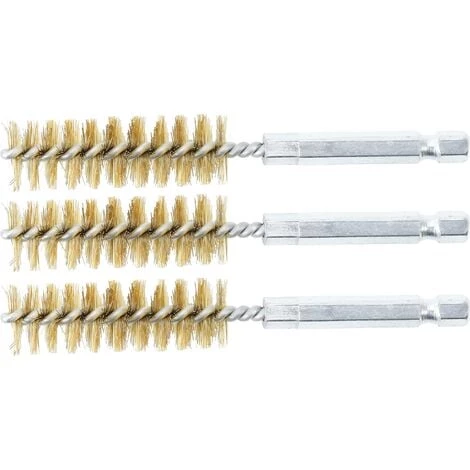 BGS Technic Brosse En Laiton | 15 mm | 6,3 mm (1/4") | 3 pièces 3 BGS Technic Brosse En Laiton | 15 mm | 6,3 mm (1/4") | 3 pièces