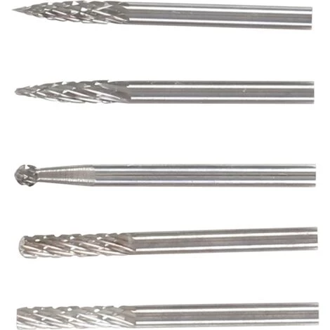 BGS Technic Jeu De Fraises HSS, Extra Courtes | 5 Pièces 3 BGS Technic Jeu De Fraises HSS, Extra Courtes | 5 Pièces