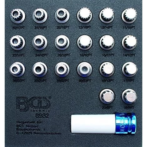 BGS TECHNIC BGS 8932 JANTE SERRURE DE DÉMONTAGE INSERTS POUR BMW, 21 PIÈCES 3 BGS TECHNIC BGS 8932 JANTE SERRURE DE DÉMONTAGE INSERTS POUR BMW, 21 PIÈCES