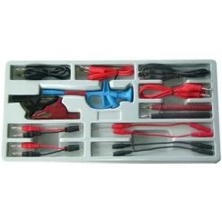 BGS TECHNIC ASSORTIMENT DE CÂBLES DE TEST ET ACCESSOIRES | 15 PIÈCES BGS 2185