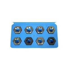 BGS TECHNIC BGS KIT DE RÉPARATION DE FILETAGE POUR ARBRES D'ENTRAÎNEMENT DE CARDANS, 8 PIÈCES, 1141