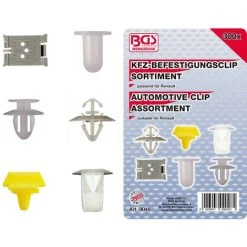 BGS TECHNIC ASSORTIMENT DE CLIPS DE FIXATION AUTOMOBILES POUR RENAULT | 300 PIÈCES BGS 9048