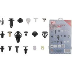 BGS TECHNIC ASSORTIMENT DE CLIPS DE FIXATION AUTOMOBILES POUR HONDA | 418 PIÈCES BGS 9059
