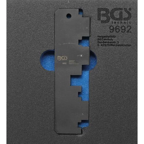 BGS TECHNIC INSERT DE SERVANTE D'ATELIER 1/6 : OUTIL DE RÉGLAGE D'ARBRE À CAMES | POUR FORD 1.6 ECOBOOST BGS 9692 3 BGS TECHNIC INSERT DE SERVANTE D'ATELIER 1/6 : OUTIL DE RÉGLAGE D'ARBRE À CAMES | POUR FORD 1.6 ECOBOOST BGS 9692