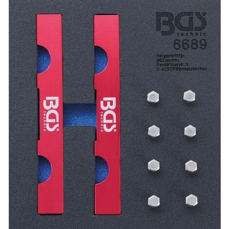 BGS TECHNIC INSERT DE SERVANTE D'ATELIER 1/6 : COFFRET DE CALAGE | POUR MERCEDES M642 BGS 6689 3 BGS TECHNIC INSERT DE SERVANTE D'ATELIER 1/6 : COFFRET DE CALAGE | POUR MERCEDES M642 BGS 6689