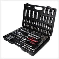 BGS Technic Jeu De Clés à Douille Jeu D'embouts 6.3 Mm 1/4" + 12.5 Mm 1/2" - 94 Pièces ( 2296 ) -BGS TECHNIC Soldes 40109381 2