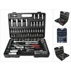 BGS Technic Jeu De Clés à Douille Jeu D'embouts 6.3 Mm 1/4" + 12.5 Mm 1/2" - 94 Pièces ( 2296 ) -BGS TECHNIC Soldes 40109381 5