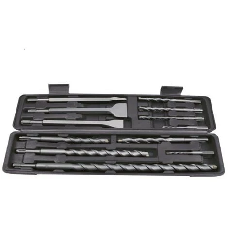 BGS TECHNIC Coffret Trepans 12 Forets Burins A Maconnerie/beton Emmanchement Sds De 5 A 20mm 4 BGS TECHNIC Coffret Trepans 12 Forets Burins A Maconnerie/beton Emmanchement Sds De 5 A 20mm – Image 2