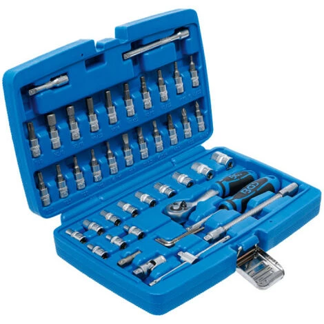 Coffret De Douilles Et Embouts BGS TECHNIC - Avec Cannelure - 6,3 Mm - 46 Pcs - 2141 4 Coffret De Douilles Et Embouts BGS TECHNIC - Avec Cannelure - 6,3 Mm - 46 Pcs - 2141 – Image 2