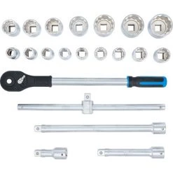 BGS Technic Coffret De Douilles Douze Pans | 20 Mm (3/4") | 21 Pièces 11 BGS Technic Coffret De Douilles Douze Pans | 20 Mm (3/4") | 21 Pièces -BGS TECHNIC Soldes 41359011 5