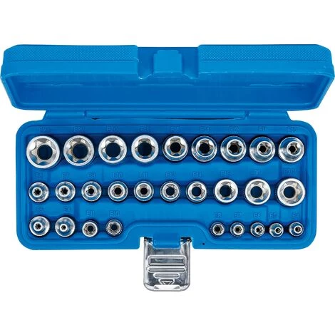 BGS Technic Jeu De Douilles | 6,3 Mm (1/4") / 12,5 Mm (1/2") | E4 - E24 | 28 Pièces 6 BGS Technic Jeu De Douilles | 6,3 Mm (1/4") / 12,5 Mm (1/2") | E4 - E24 | 28 Pièces – Image 4