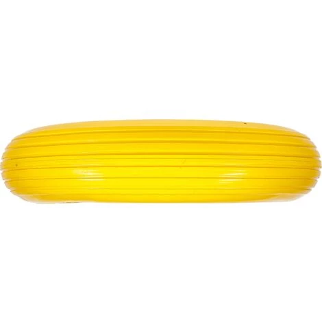BGS Technic Roue De Brouette | PU, Jaune/noir | 400 mm 4 BGS Technic Roue De Brouette | PU, Jaune/noir | 400 mm – Image 2