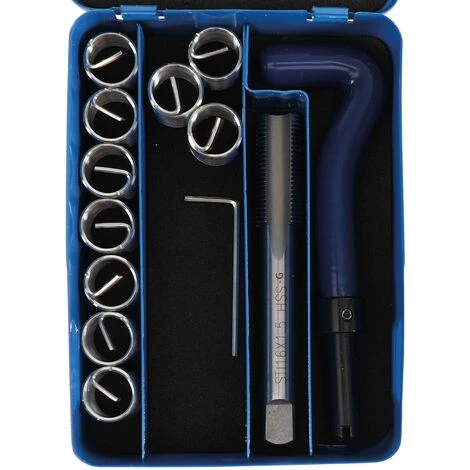 BGS TECHNIC KIT DE RÉPARATION DE FILETS | M16 X 1,5 | 12 PIÈCES BGS 9432 3 BGS TECHNIC KIT DE RÉPARATION DE FILETS | M16 X 1,5 | 12 PIÈCES BGS 9432