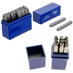 BGS TECHNIC Chiffres Et Lettres Pro 6 Mm A Frapper - 36 Pcs
