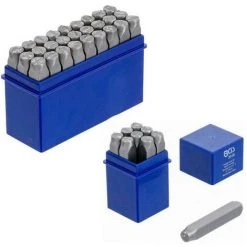 BGS TECHNIC Chiffres Et Lettres Pro 8 Mm A Frapper - 36 Pcs