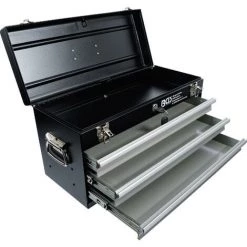 BGS Technic Caisse à Outils Métallique, Vide | 3 Tiroirs
