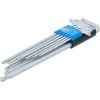BGS TECHNIC JEU DE CLÉS COUDÉES | EXTRA LONG | PROFIL T (POUR TORX) AVEC TÊTE SPHÉRIQUE | T10 - T50 | 9 PIÈCES BGS 819 -BGS TECHNIC Soldes 46529522 1