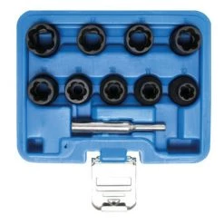 Coffret De Douilles Spiralées BGS TECHNIC - Extracteur De Vis - 12,5 Mm - 10 Pcs - 5266
