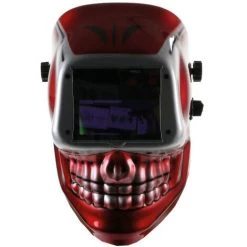 Casque De Soudure BGS TECHNIC - Skull Polarisé - 8858 - Rouge