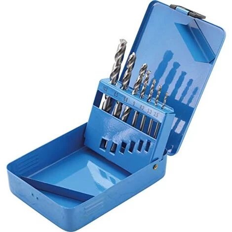 BGS TECHNIC BGS 9580 | JEU DE FORETS HÉLICOÏDAUX HSS | DIMENSIONS DE FORAGE | Ø 2,5 - 10,2 MM | 7 PIÈCES 3 BGS TECHNIC BGS 9580 | JEU DE FORETS HÉLICOÏDAUX HSS | DIMENSIONS DE FORAGE | Ø 2,5 - 10,2 MM | 7 PIÈCES