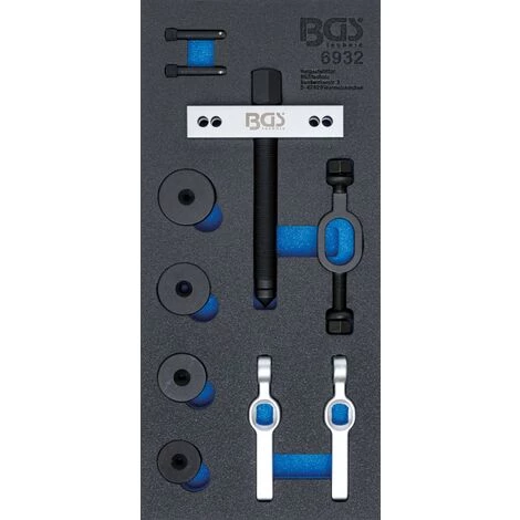 BGS TECHNIC Insert De Servante D'atelier 1/3 : Extracteur De Roulement De Cage De Différentiel 4 BGS TECHNIC Insert De Servante D'atelier 1/3 : Extracteur De Roulement De Cage De Différentiel – Image 2