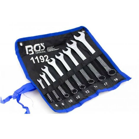 Jeu De 8 Cles Mixtes Oeil Plate De 6 A 19 Mm Bgs Technic 4 Jeu De 8 Cles Mixtes Oeil Plate De 6 A 19 Mm Bgs Technic – Image 2