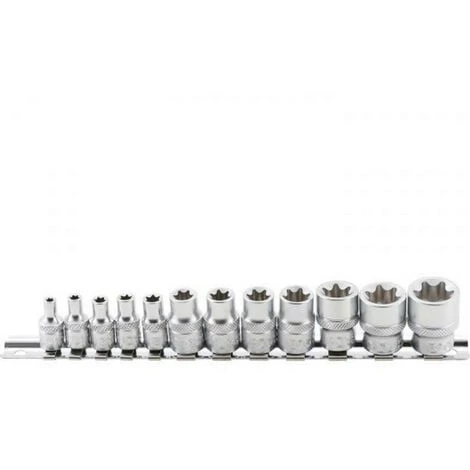 BGS TECHNIC Jeu 12 Douilles Courtes Carre 1/4 Et 3/8 Profil Torx E Bgs De E4 à E20 3 BGS TECHNIC Jeu 12 Douilles Courtes Carre 1/4 Et 3/8 Profil Torx E Bgs De E4 à E20