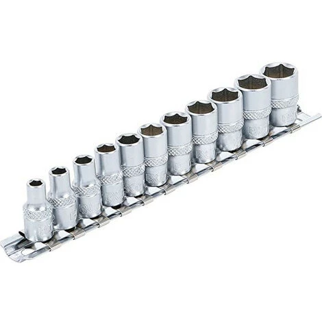 BGS TECHNIC 11 Douilles Standard Carre 1/4 Aux Pouces 6 Pans Bgs De 3/16 à 1/2 3 BGS TECHNIC 11 Douilles Standard Carre 1/4 Aux Pouces 6 Pans Bgs De 3/16 à 1/2