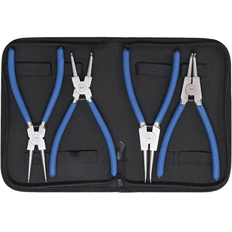 BGS TECHNIC Jeu De 4 Pinces A Circlips Interieur, Exterieur Droites Et Coudees 225 Mm Bgs 3 BGS TECHNIC Jeu De 4 Pinces A Circlips Interieur, Exterieur Droites Et Coudees 225 Mm Bgs