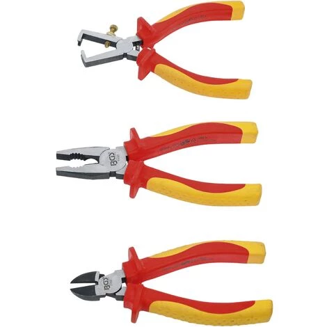 BGS TECHNIC JEU DE 3 PINCES ISOLEES VDE 4 BGS TECHNIC JEU DE 3 PINCES ISOLEES VDE – Image 2