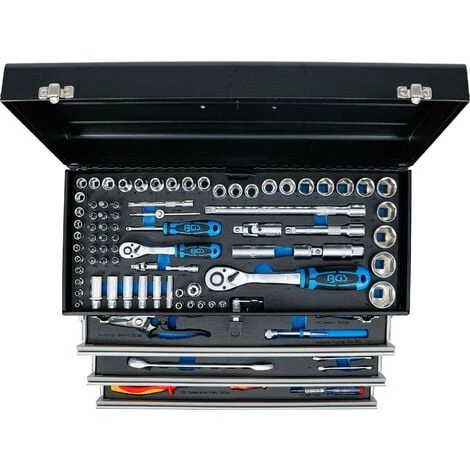 BGS Technic Caisse à Outils Métallique | 3 Tiroirs | Avec 147 outils 6 BGS Technic Caisse à Outils Métallique | 3 Tiroirs | Avec 147 outils – Image 4