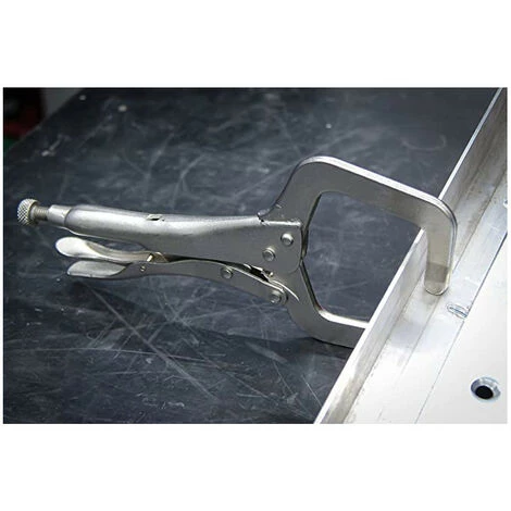 BGS TECHNIC Pince Etau Autobloquante Col De Cygne De Soudeur 280 Mm 5 BGS TECHNIC Pince Etau Autobloquante Col De Cygne De Soudeur 280 Mm – Image 3