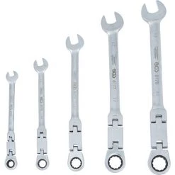 BGS TECHNIC ASSORTIMENT DE 5 CLES MIXTES A CLIQUET A DOUBLE ARTICULATION - 8 A 19 7 BGS TECHNIC ASSORTIMENT DE 5 CLES MIXTES A CLIQUET A DOUBLE ARTICULATION - 8 A 19 -BGS TECHNIC Soldes 59301234 3