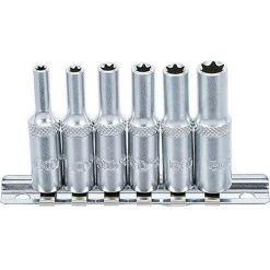BGS TECHNIC Jeu 6 Douilles Extra Longues Carre 1/4 Profil Torx E Bgs De E4 à E10 6 BGS TECHNIC Jeu 6 Douilles Extra Longues Carre 1/4 Profil Torx E Bgs De E4 à E10 -BGS TECHNIC Soldes 60215690 2