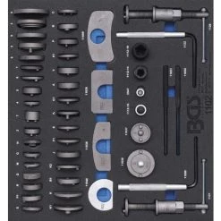 BGS TECHNIC INSERT DE SERVANTE D'ATELIER 2/3: JEU DE REPOUSSE-PISTONS | 50 PIÈCES BGS 1102