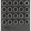 BGS TECHNIC INSERT DE SERVANTE D'ATELIER 1/6 : JEU D'OUTILS POUR ÉCROUS ANTIVOL POUR OPEL (TYPE B) | 20 PIÈCES BGS 9557 -BGS TECHNIC Soldes 64864457 1