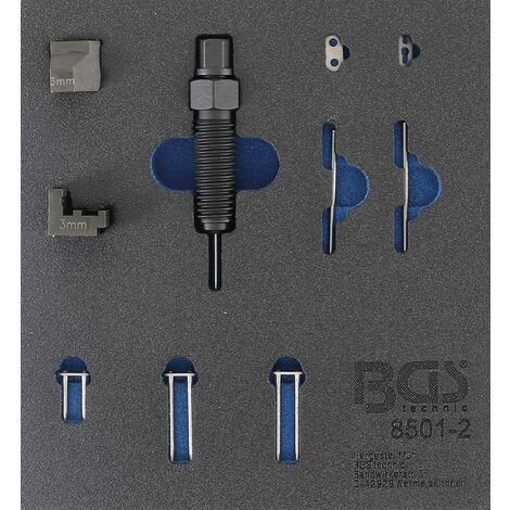 BGS TECHNIC INSERT DE SERVANTE D'ATELIER 1/6 : JEU COMPLÉMENTAIRE POUR RIVETEUSE POUR CHAÎNE (ART. 8501) | CONVIENT POUR BOULONS DE CHAÎNE 3 3 BGS TECHNIC INSERT DE SERVANTE D'ATELIER 1/6 : JEU COMPLÉMENTAIRE POUR RIVETEUSE POUR CHAÎNE (ART. 8501) | CONVIENT POUR BOULONS DE CHAÎNE 3