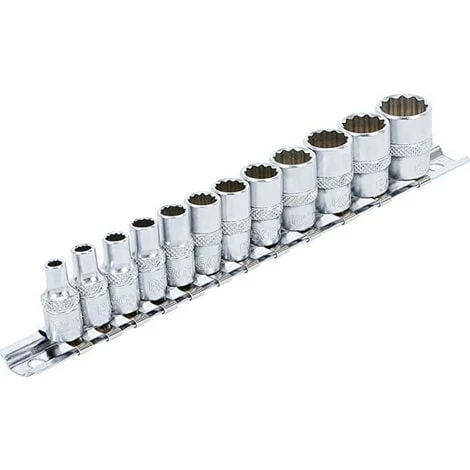 BGS TECHNIC 12 Douilles Carre 1/4 Aux Pouces 12 Pans Courtes Bgs De 5/32 à 1/2 3 BGS TECHNIC 12 Douilles Carre 1/4 Aux Pouces 12 Pans Courtes Bgs De 5/32 à 1/2