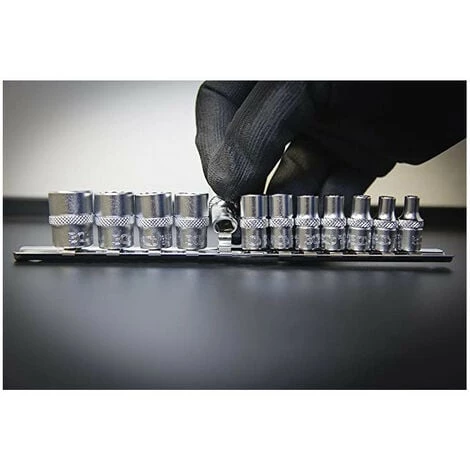 BGS TECHNIC 12 Douilles Carre 1/4 Aux Pouces 12 Pans Courtes Bgs De 5/32 à 1/2 4 BGS TECHNIC 12 Douilles Carre 1/4 Aux Pouces 12 Pans Courtes Bgs De 5/32 à 1/2 – Image 2