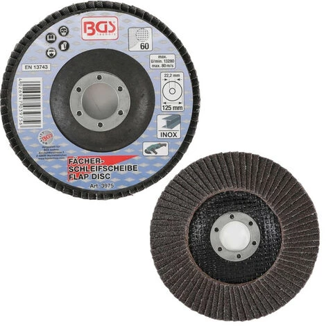 Disque A Lamelle Bgs Technic 125 Mm - Grain 60 3 Disque A Lamelle Bgs Technic 125 Mm - Grain 60