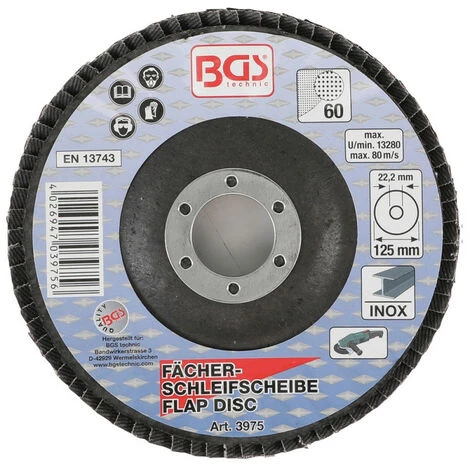 Disque A Lamelle Bgs Technic 125 Mm - Grain 60 4 Disque A Lamelle Bgs Technic 125 Mm - Grain 60 – Image 2