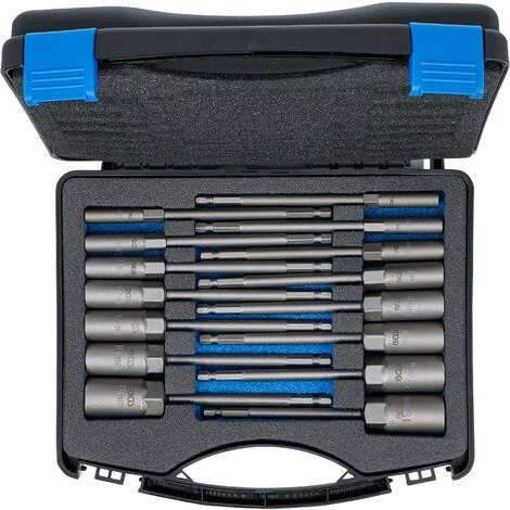 BGS Technic Jeu De Douilles à Choc, Six Pans | Extra Longues | 6,3 Mm (1/4") | Pour Perceuses | 5,5 - 19 Mm | 15 Pièces 7 BGS Technic Jeu De Douilles à Choc, Six Pans | Extra Longues | 6,3 Mm (1/4") | Pour Perceuses | 5,5 - 19 Mm | 15 Pièces – Image 5