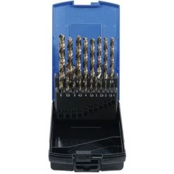 BGS TECHNIC Coffret De 7 Forets ø 1 A 10 Mm Hss-g Cobalt (5%) M35, Meches