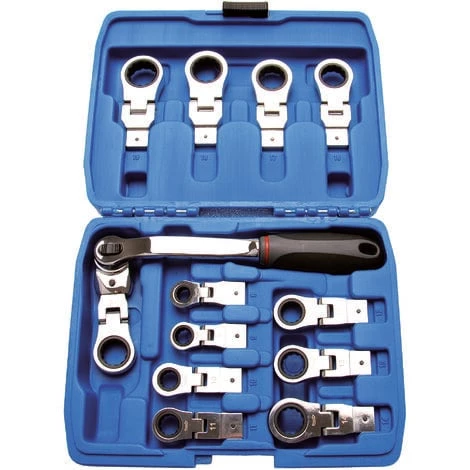 COFFRET BGS TECHNIC 13 CLES A CLIQUET TETE ORIENTABLE DE 8 A 19 MM 3 COFFRET BGS TECHNIC 13 CLES A CLIQUET TETE ORIENTABLE DE 8 A 19 MM